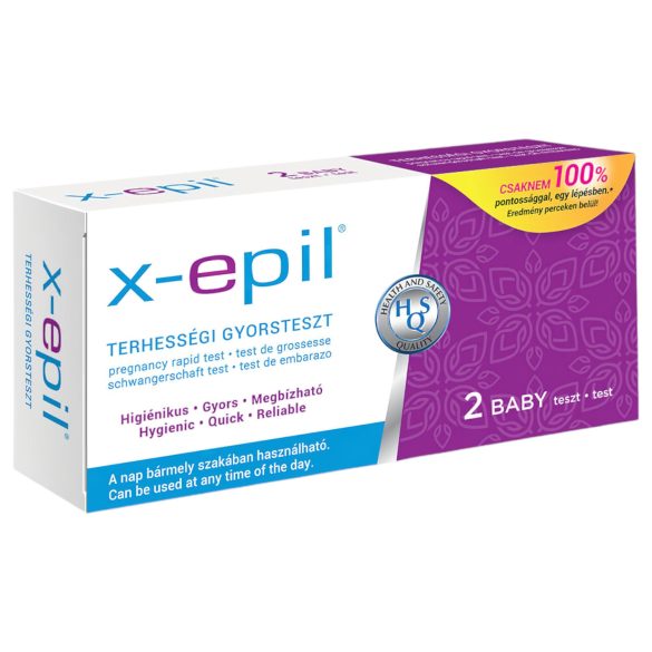 X-Epil - Test de sarcină rapid (2 buc)
