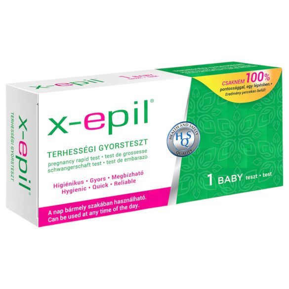 X-Epil - test rapid de sarcină tip bandă (1 buc)
