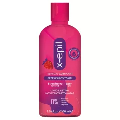 X-Epil - gel lubrifiant aromă de căpșuni - 100ml