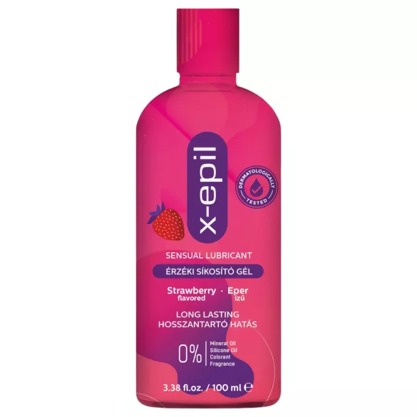 X-Epil - gel lubrifiant aromă de căpșuni - 100ml