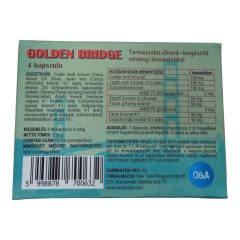   Golden Bridge - Supliment alimentar cu extracte de plante (4 bucăți)