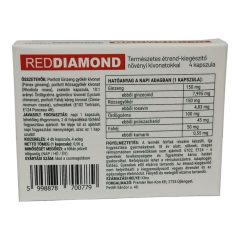   Red Diamond - supliment alimentar natural pentru bărbați (4 buc)