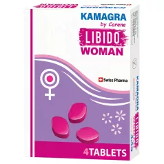   Kamagra by Carene Libido Woman - supliment alimentar sub formă de comprimate pentru femei - 4 buc.