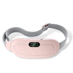 Centura de masaj pentru menstruație, cu baterie EMS (roz)
