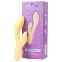   Desirel Desire Dew - vibrator inteligent cu braț pentru clitoris (galben)