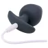Desirel Obsidian - vibrator anal inteligent - silicon negru