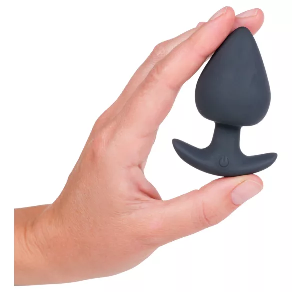 Desirel Obsidian - vibrator anal inteligent - silicon negru
