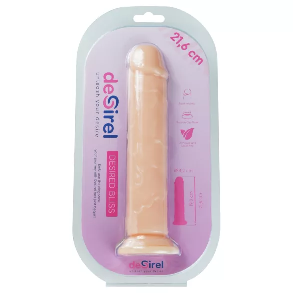 Desirel Extazul Dorit - dildo cu ventuză (natur)