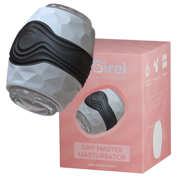 Desirel Grip Master - masturbator cu prindere puternică (gri)