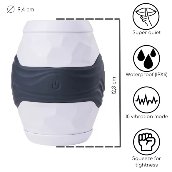 Desirel Grip Master - masturbator strâns - silicon gri