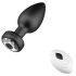 Desirel Easy Obsidian - vibrator anal cu acumulator și radio (negru)