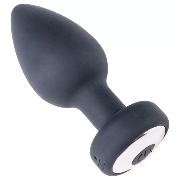 Desirel Easy Obsidian - vibrator anal wireless reîncărcabil - negru