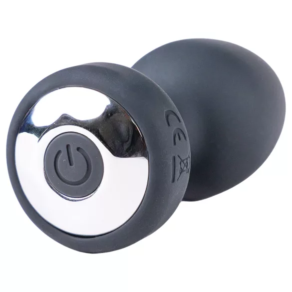 Desirel Easy Obsidian - vibrator anal wireless reîncărcabil - negru