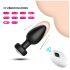 Desirel Easy Obsidian - vibrator anal cu acumulator și radio (negru)