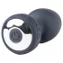 Desirel Easy Obsidian - vibrator anal wireless reîncărcabil - negru