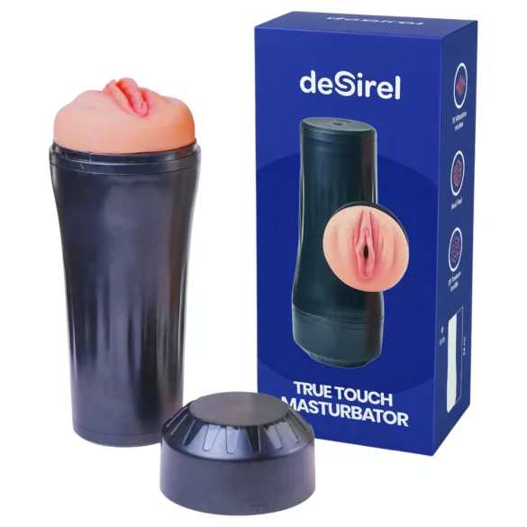 Desirel True Touch - masturbator vaginal realist cu vibrații