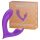 Desirel Insider - Vibrator dublu G-spot și prostată (mov)