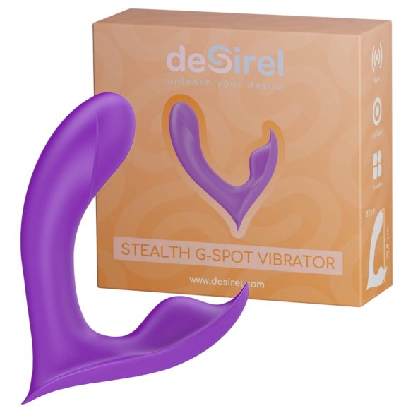Desirel Insider - Vibrator dublu G-spot și prostată (mov)