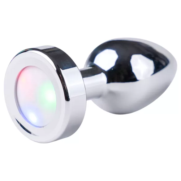 Desirel GlowPlug - dop anal luminos - mic - argintiu