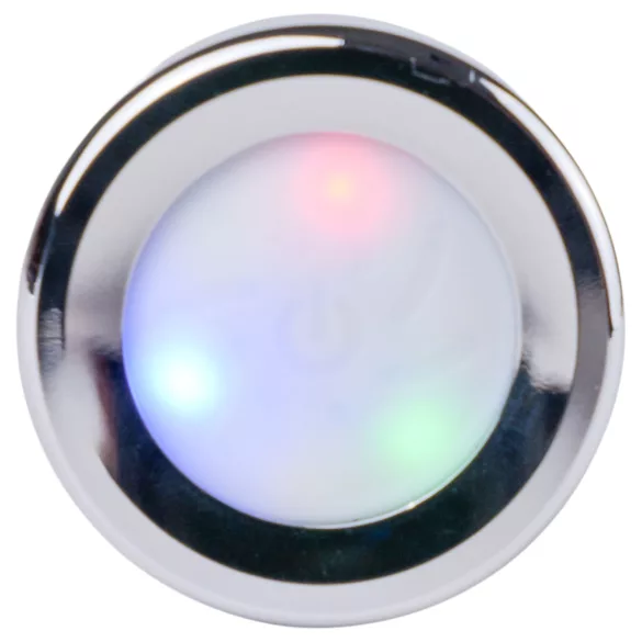 Desirel GlowPlug - dop anal luminos - mic - argintiu