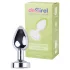 Desirel GlowPlug - dop anal luminos - mic - argintiu