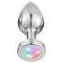 Desirel GlowPlug - dop anal luminos - mic - argintiu