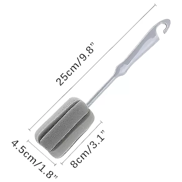 Curățare pompă - burete de curățare pentru pompă de penis (gri)