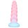 Dildou unicorn luminos - 22cm (curcubeu)