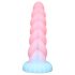 Dildou unicorn luminos - 22cm (curcubeu)
