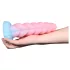OgazR - dildo unicorn strălucitor - 22cm - curcubeu