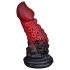 OgazR - Dildo tentaculă - 19cm (roșu)
