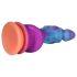 OgazR - dragon luminos dildo - 22cm (mov-roz)