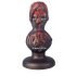 OgazR - dildo anal cu bile - 10,5 cm (negru)