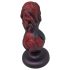 OgazR - dildo anal cu bile - 10,5 cm (negru)