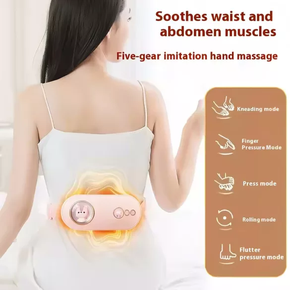 HappyPet Comfort - centură masaj menstrual - încălzire - roz