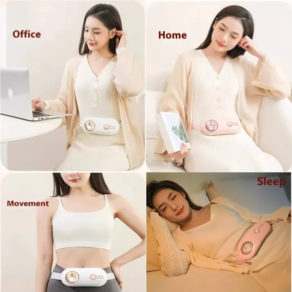HappyPet Comfort - centură masaj menstrual - încălzire - roz