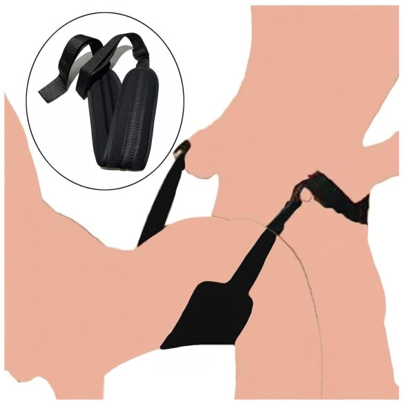 Lonely - Hamac poziții BDSM - curea susținere neagră