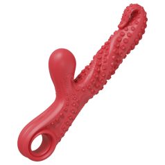   Monster Fuck - Vibrator cu brațe tentaculare pentru clitoris - silicon roșu