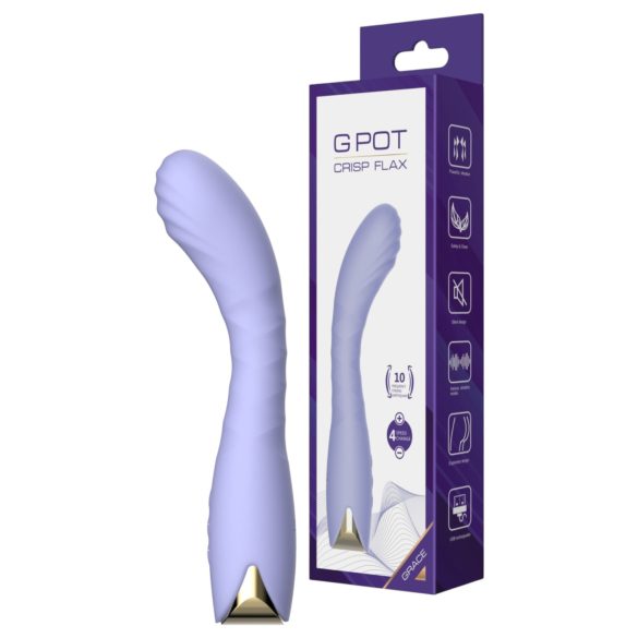 Biu-Biu - vibrator curbat pentru punctul G - mov