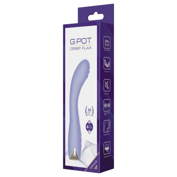 Biu-Biu - vibrator curbat pentru punctul G - mov