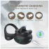 Biu-Biu - inel pentru penis și vibrator clitoridian cu lins - negru