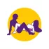 Perna Magic Desirel - pernă sexuală în formă de inimă (roșie)