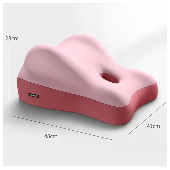 Magic Pillow - Pernă cu spumă de memorie și suport pentru dildo - roz