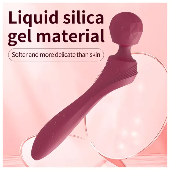Lonely - vibrator masaj înclinat - roșu