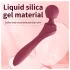 Lonely - vibrator masaj înclinat - roșu