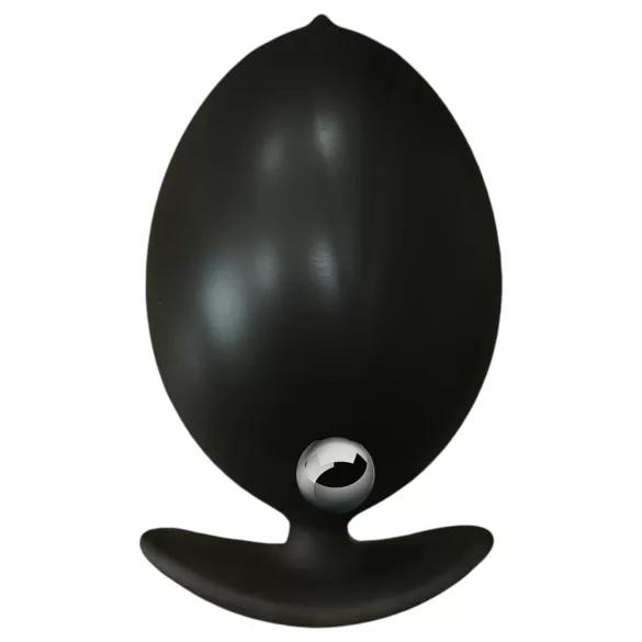 Kangvo - dop anal gonflabil magnetic cu bilă cu role (negru)