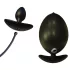 Kangvo - dop anal gonflabil magnetic cu bilă cu role (negru)