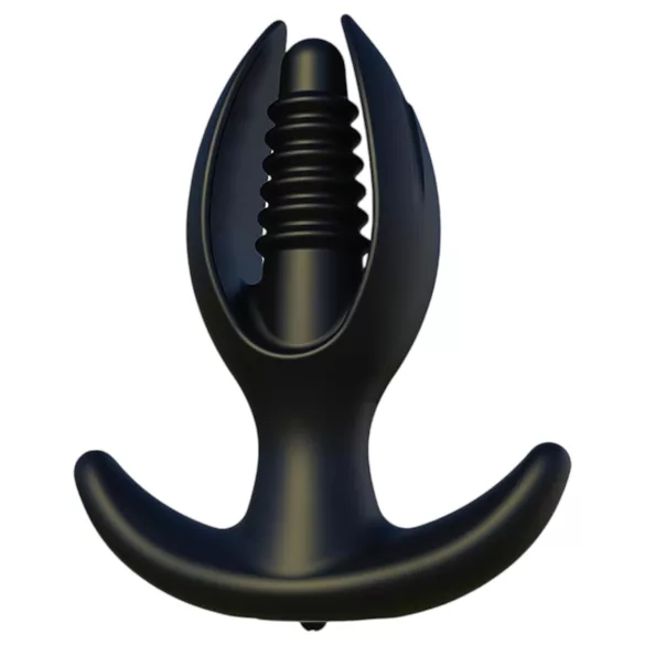 Kangvo - dop magnetic anal gonflabil, striat (negru)