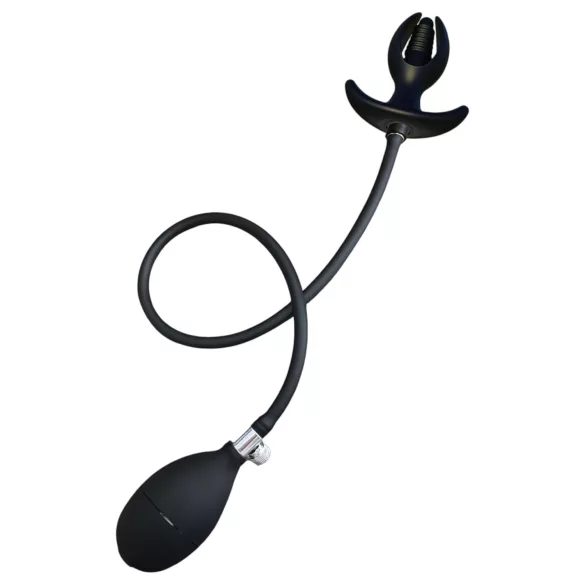 Kangvo - dop magnetic anal gonflabil, striat (negru)