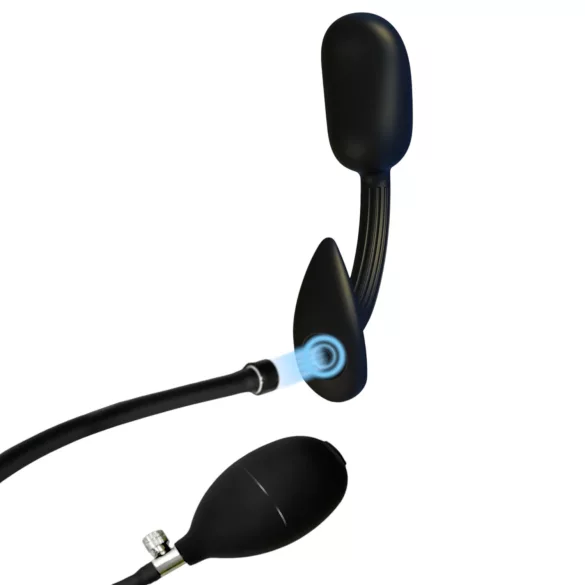 Kangvo - dopaj prostatic gonflabil magnetic cu bilă rotativă (negru)